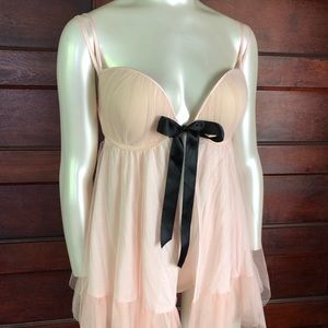 NWOT VS Victoria’ Secret mesh teddy nightie 36 D